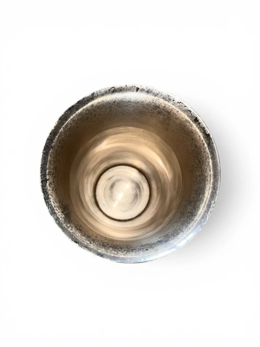 Restoration Hardware Silver Plated Pewter Flared Vase.